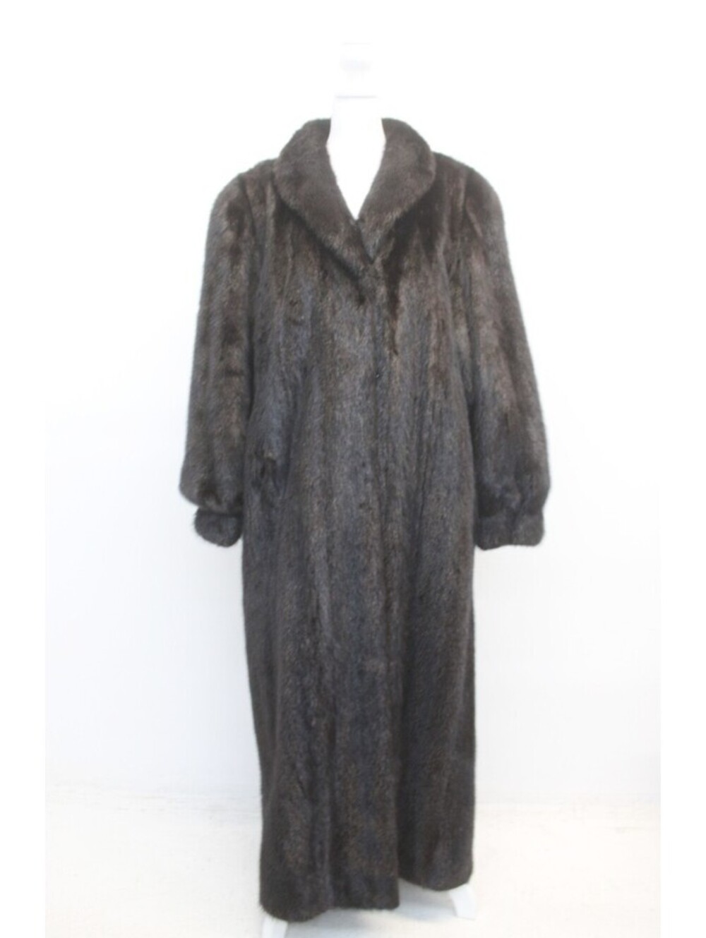 MINT CANADIAN DARK RANCH MINK FUR COAT JACKET WOMEN WOMAN SIZE 6-8 SMALL/MEDIUM